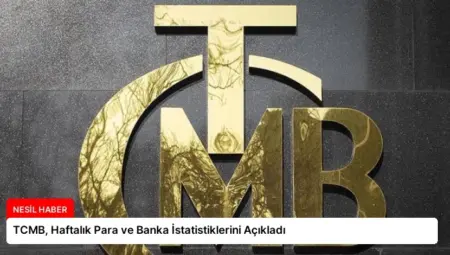 TCMB, Haftalık Para ve Banka İstatistiklerini Açıkladı