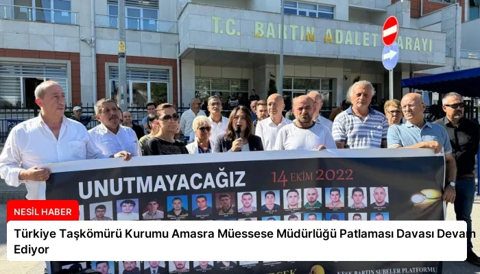 Türkiye Taşkömürü Kurumu Amasra Müessese Müdürlüğü Patlaması Davası Devam Ediyor