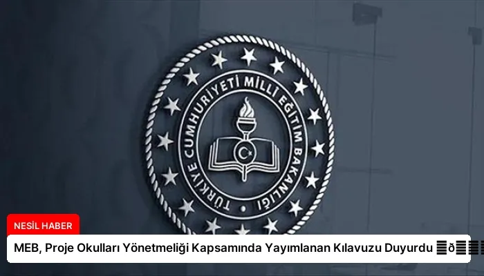 MEB, Proje Okulları Yönetmeliği Kapsamında Yayımlanan Kılavuzu Duyurdu ⏬👇