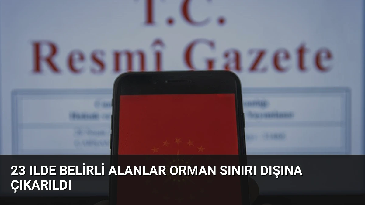 23 Ilde Belirli Alanlar Orman Sınırı Dışına Çıkarıldı