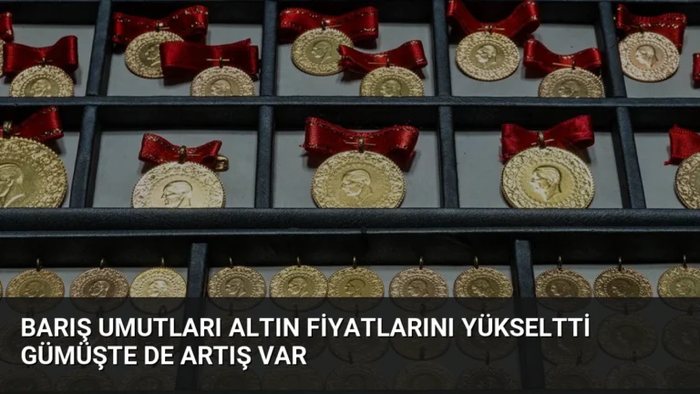 Barış Umutları Altın Fiyatlarını Yükseltti Gümüşte De Artış Var