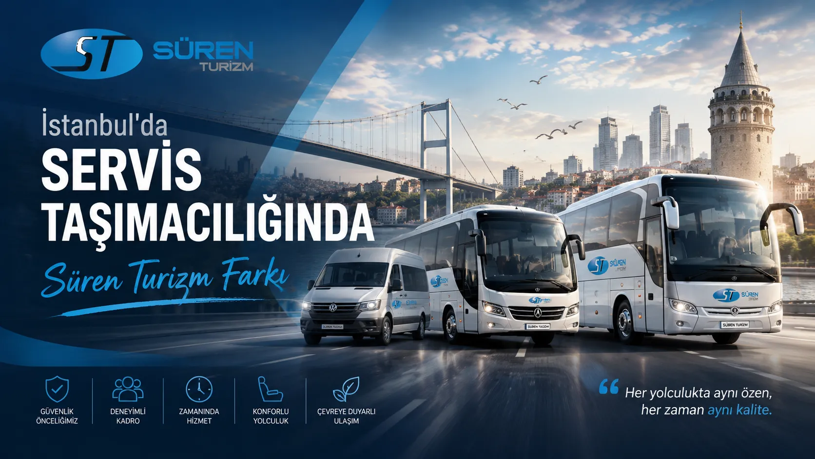 İstanbul’da Servis Taşımacılığında Süren Turizm Farkı