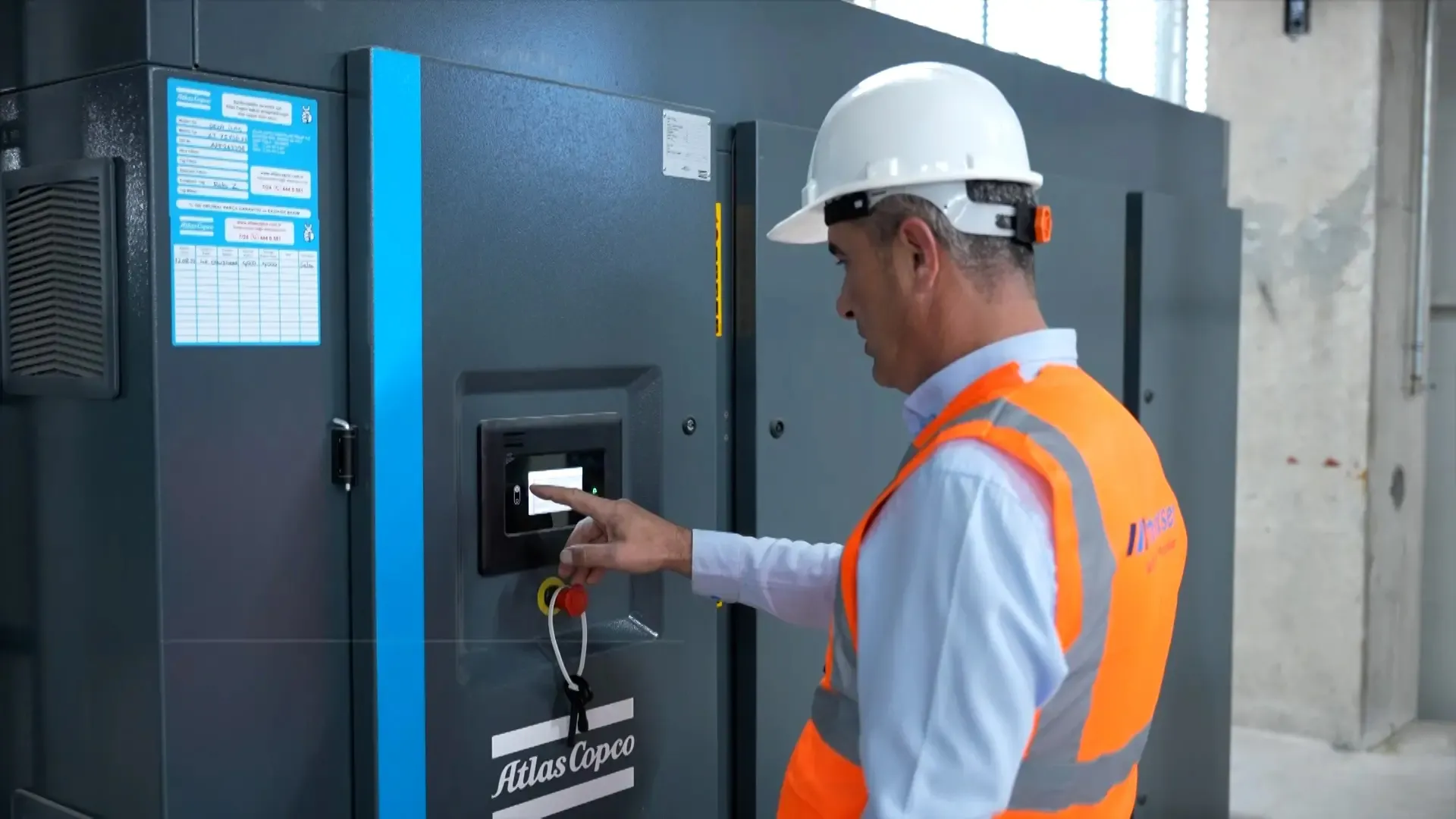 Üretimde Durma Riskine Son! Atlas Copco Orijinal Parça Yetkili Servisi Makser Kompresör ile Kesintisiz Performans