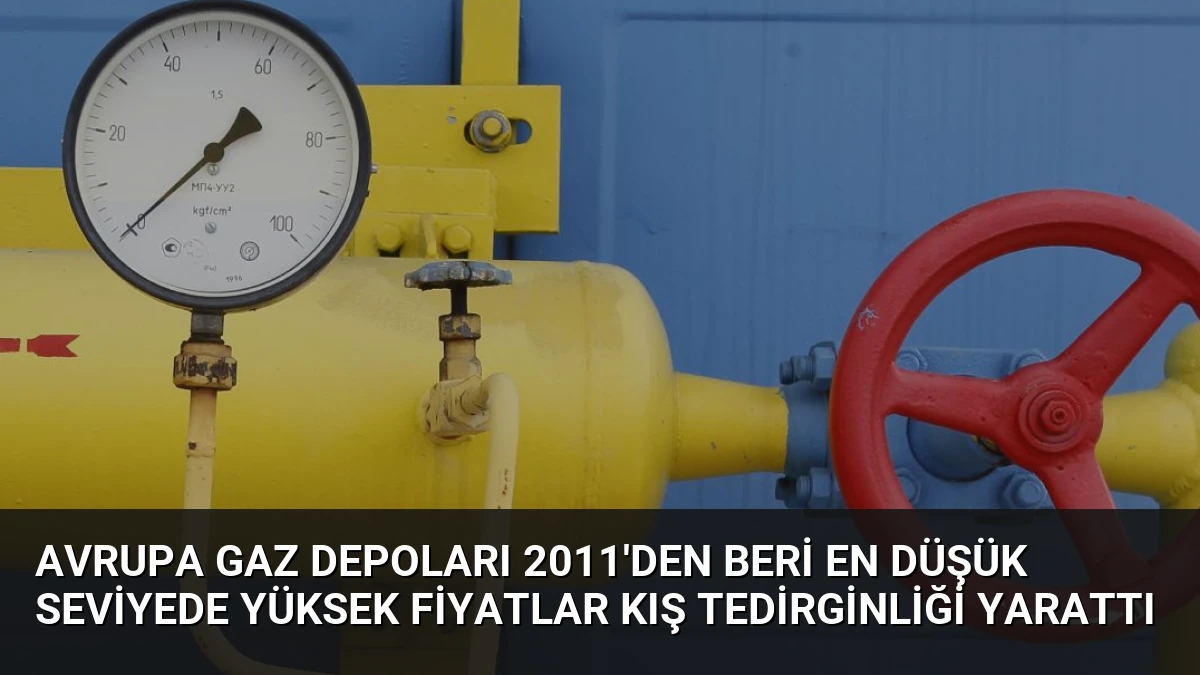 Avrupa Gaz Depoları 2011’den Beri En Düşük Seviyede Yüksek Fiyatlar Kış Tedirginliği Yarattı