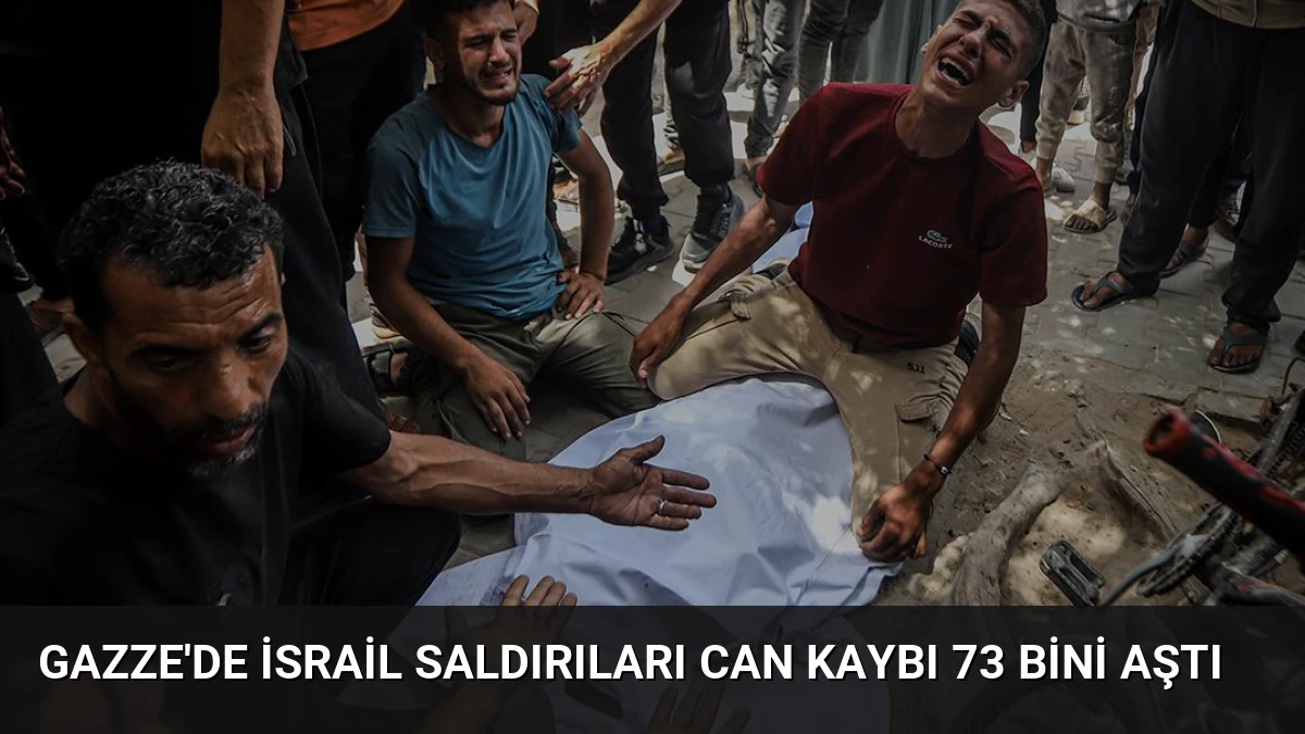Gazze’de İsrail Saldırıları Can Kaybı 73 Bini Aştı