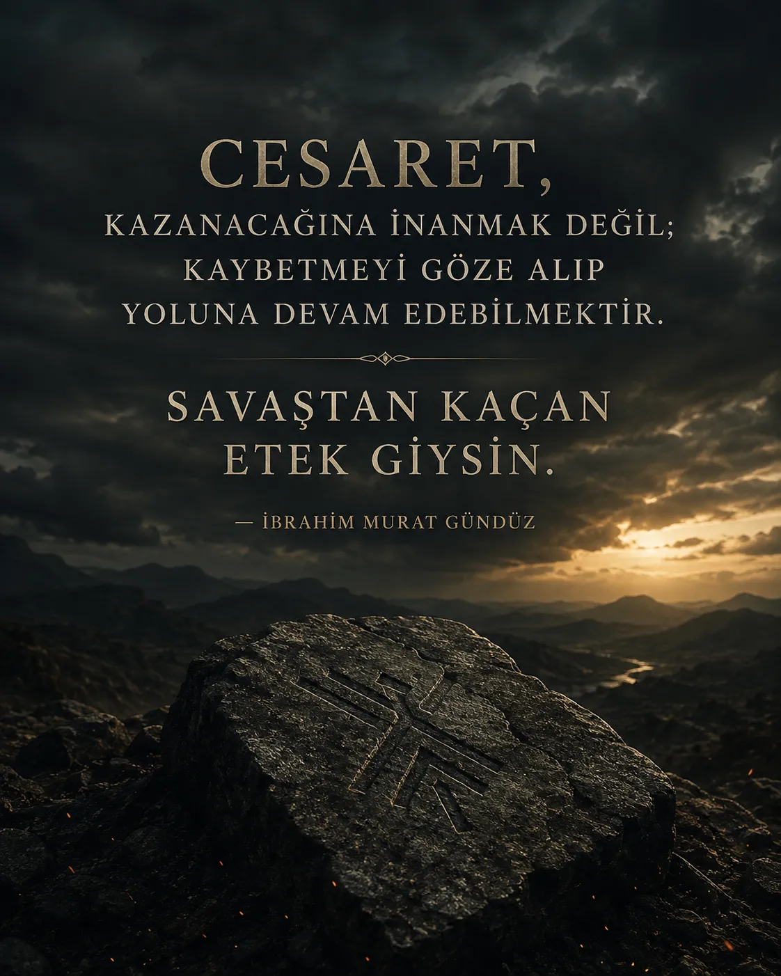 İbrahim Murat Gündüz’ün Duruşu: Türk Töresi, Alp Ruhu ve Mücadele İradesi