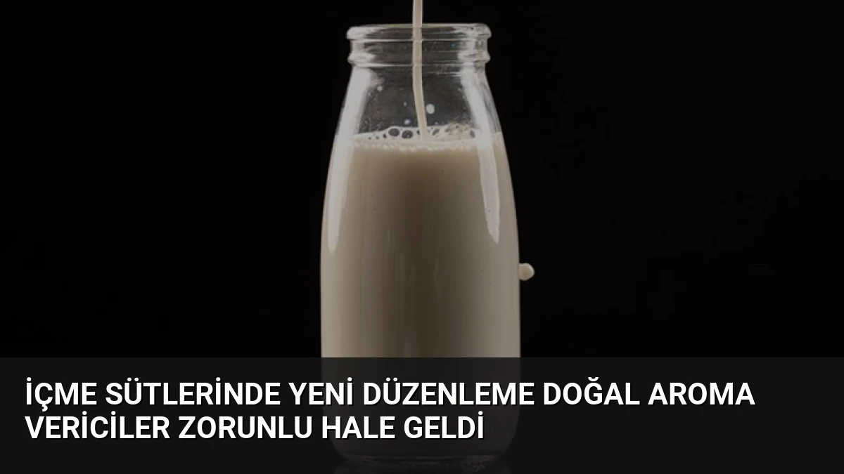 İçme Sütlerinde Yeni Düzenleme Doğal Aroma Vericiler Zorunlu Hale Geldi