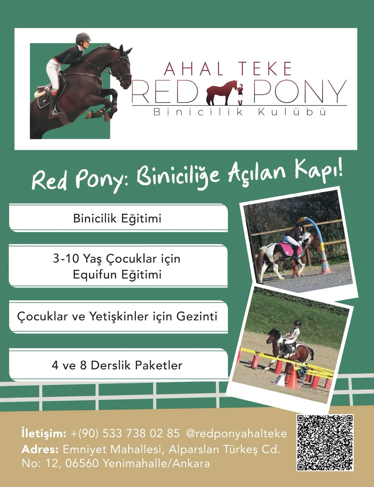 Ankara Binicilik Eğitimi ve Kulübü Deneyimi: Red Pony ile At Tutkusunu Keşfedin