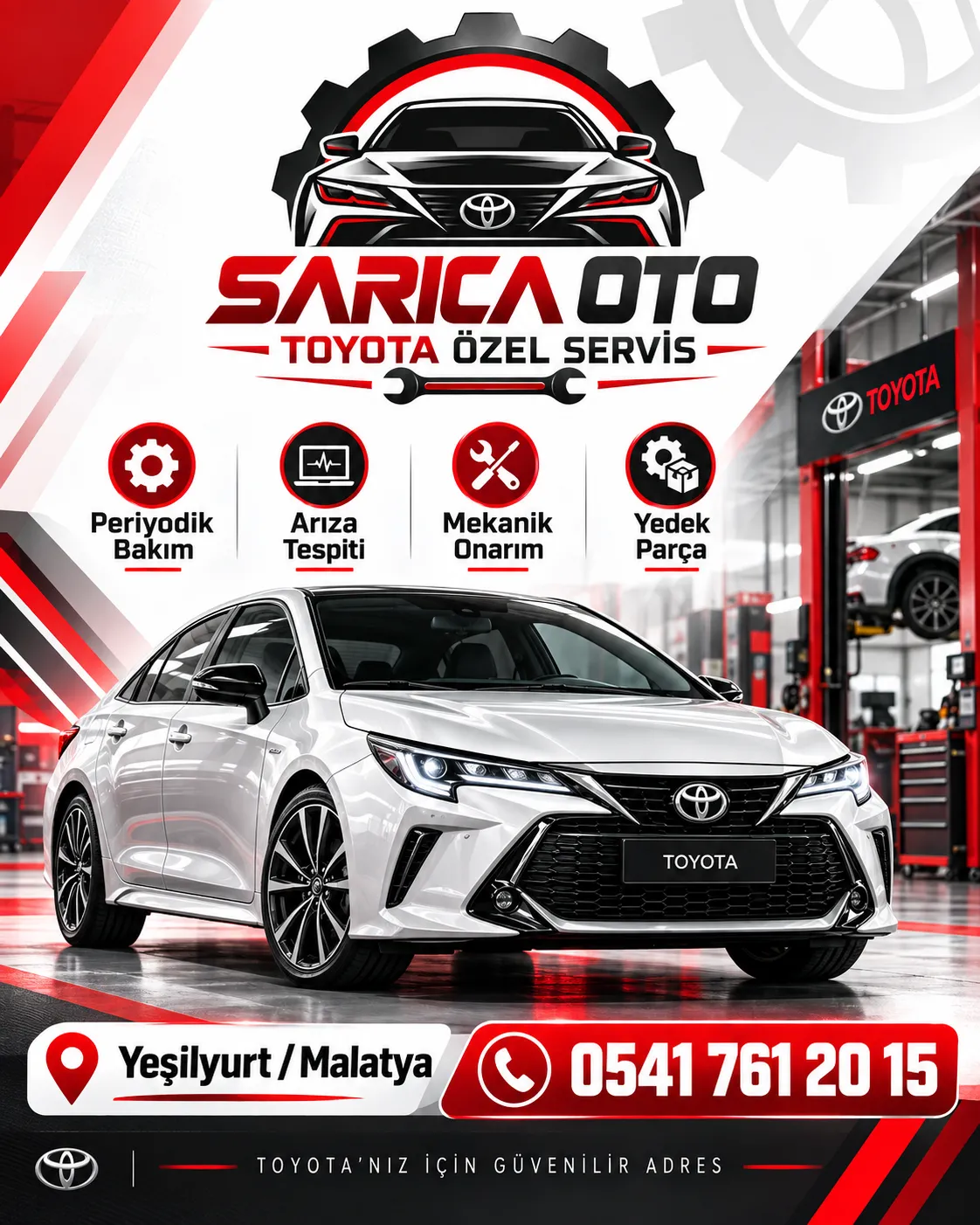Sarıca Oto Toyota Özel Servis