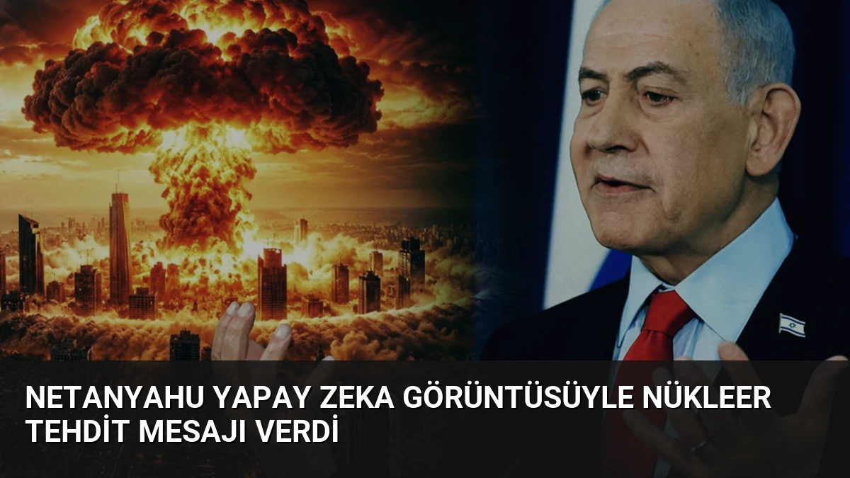 Netanyahu Yapay Zeka Görüntüsüyle Nükleer Tehdit Mesajı Verdi